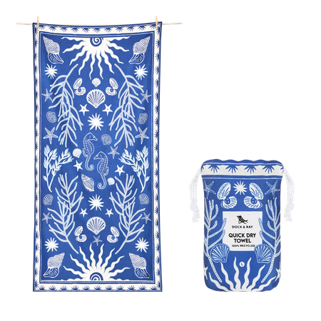 Beach Towels Large / ocean tresure