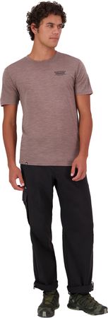 ZEPHYR Herren-Merino-Kurzarmshirt / chestnut / XXL