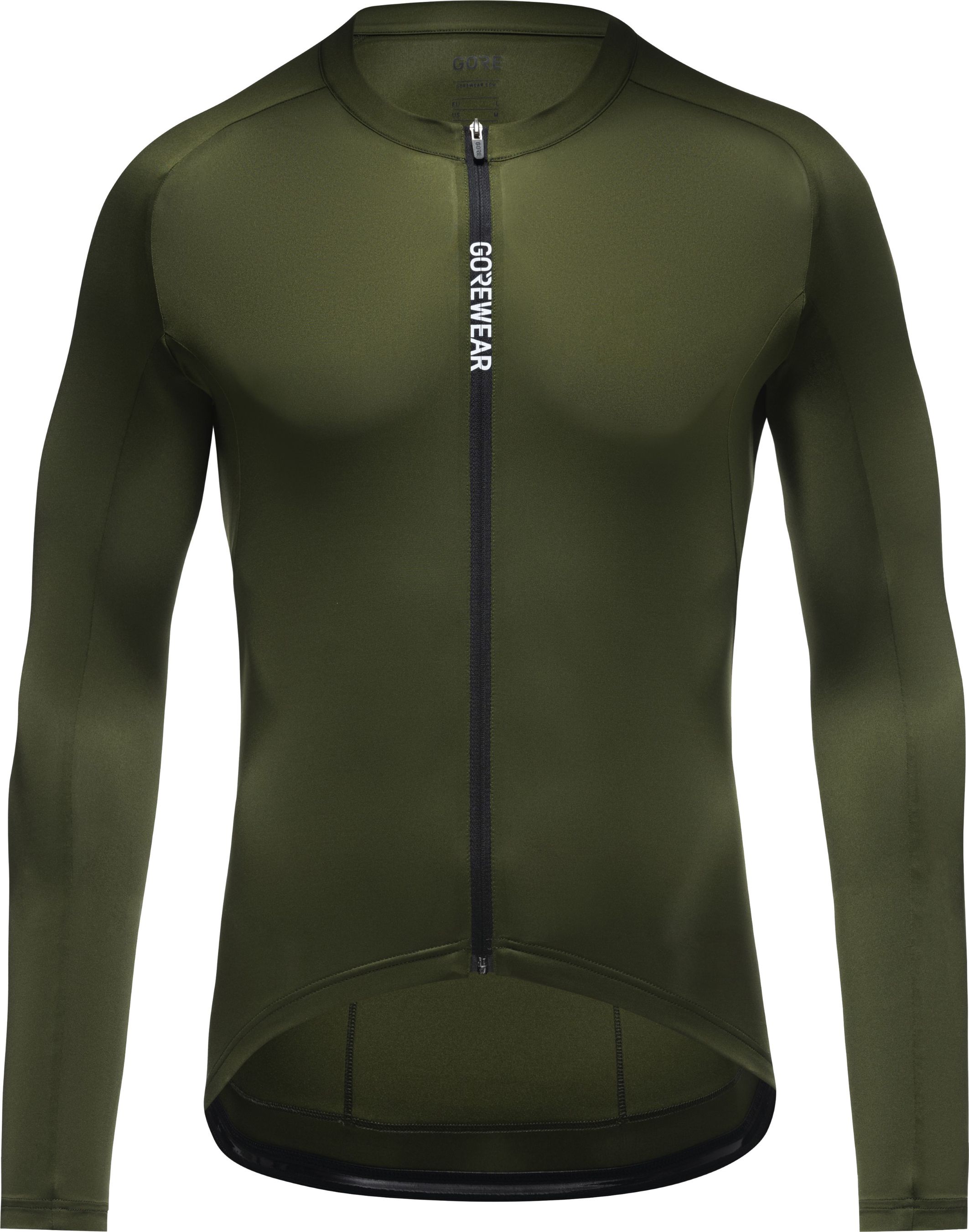 SPINSHIFT Herren-Langarmtrikot / utility green / XXL