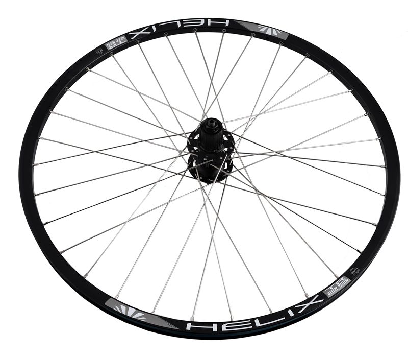 KONSTANT Hinterrad (Tour/MTB) / schwarz / 26", HELIX 32L 25mm, Disc CL, XT-Nabe FH-M800 135/5mm