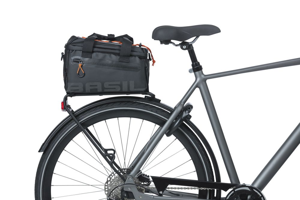 Miles Tarpaulin Gepäckträgertasche 7L / schwarz/orange