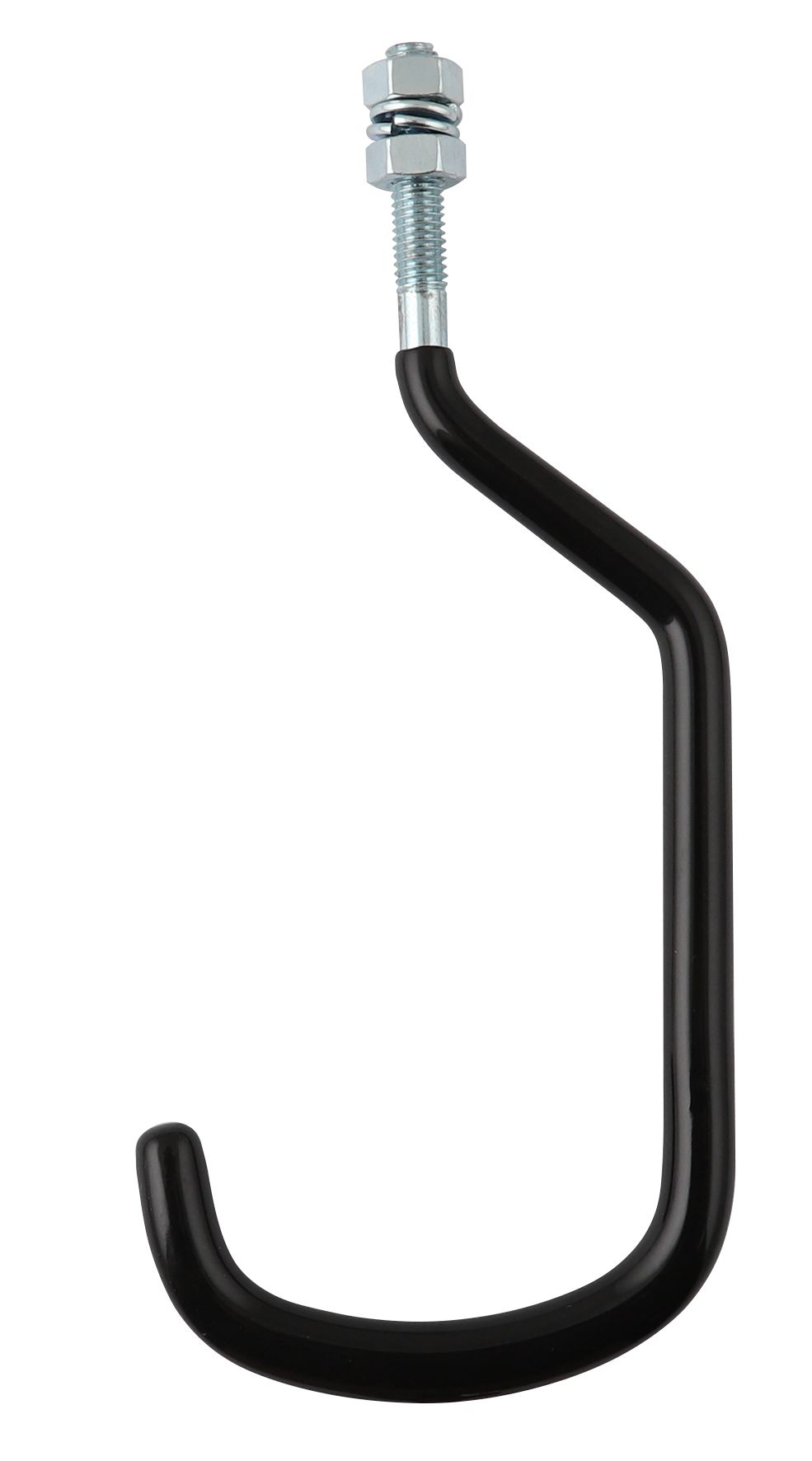 VELOHAKEN 70mm für Reifenbreite bis 2.6" / schwarz / HOLZGEWINDE