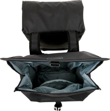 LEEDS DOUBLE Hinterradtasche / black