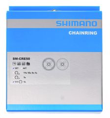 Kettenblatt STEPS SM-CRE50-11 / schwarz / 38 Zähne, ohne