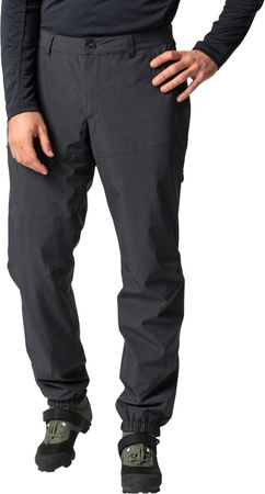 YARAS WARM Herren-Regenhose wattiert / black uni / L