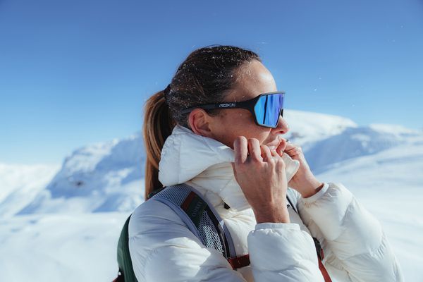 REV Sportbrille / sky black / M