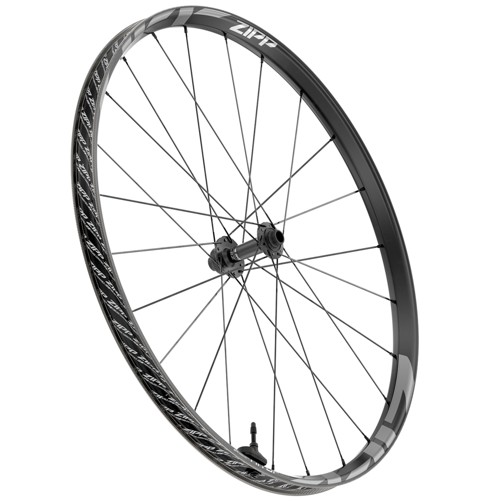 1ZERO HITOP SW TLR Disc CenterLock Front Wheel / black silver/sil