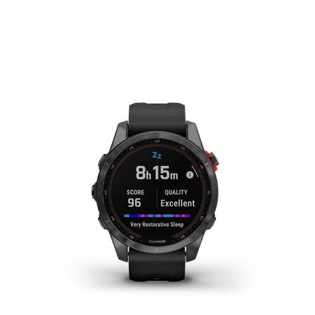 FENIX 7S SOLAR Multisportuhr 42mm / schiefergrau mit schwarzem armband