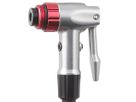KOMPRESSOR Standpumpe aus Aluminium, 3" Manometer / silber