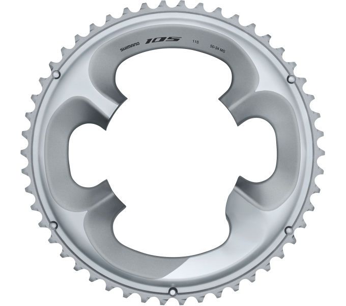 Kettenblatt 105 FC-R7000 Double / silber / 50 Zähne, MS