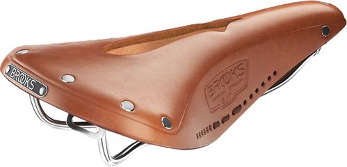 B17 CARVED Sattel / honey brown / 175mm