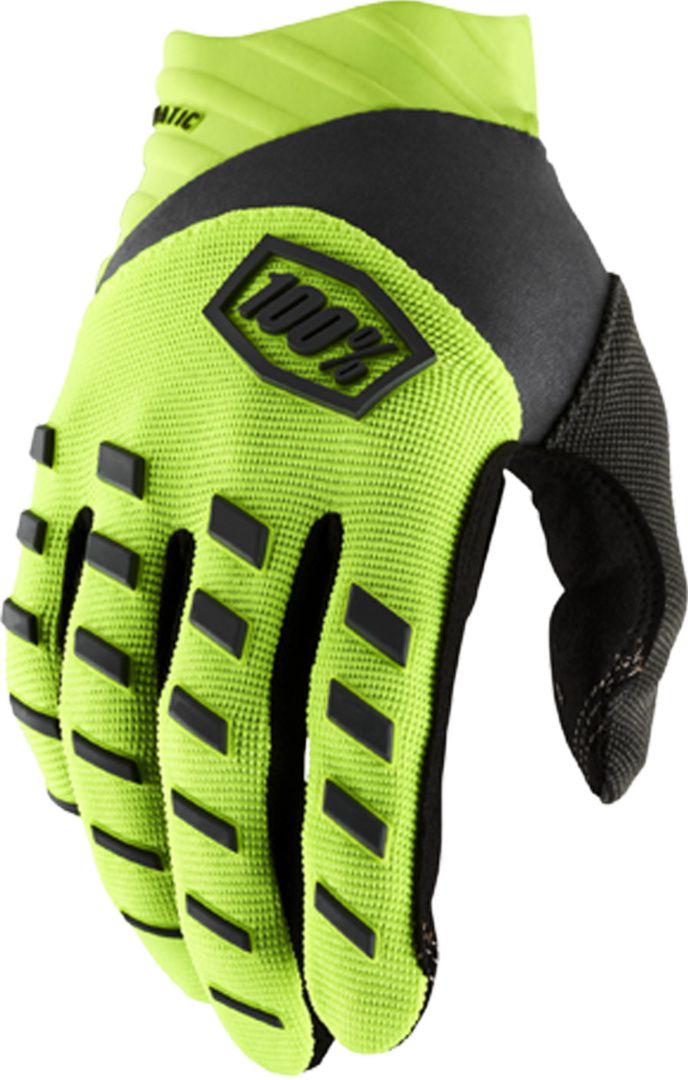Airmatic Handschuhe Youth / gelb fluo-schwarz / KXL