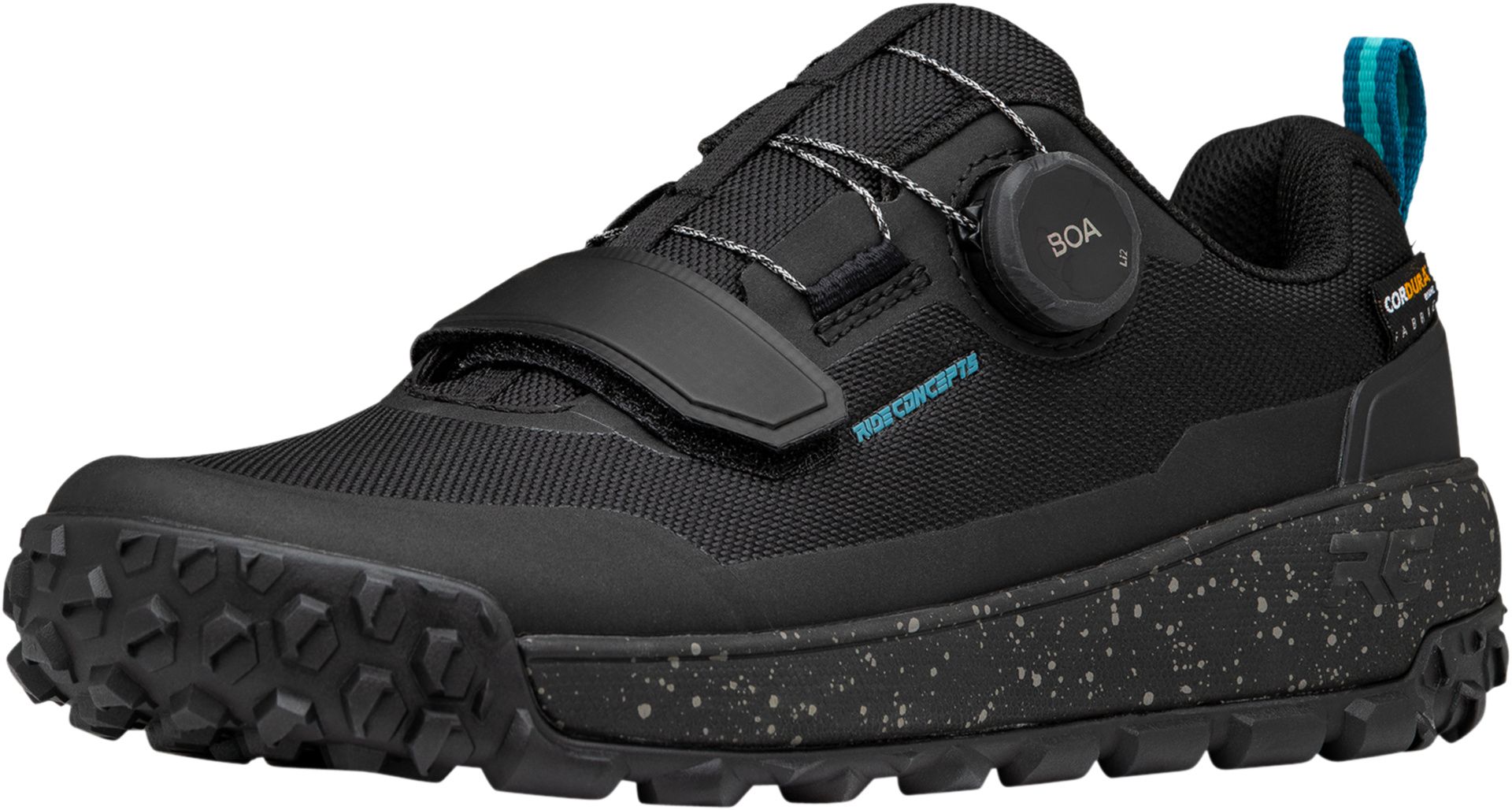 Flume Clip Boa Schuh Damen / schwarz / 37.5
