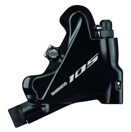 Bremssattel 105 BR-R7070 / schwarz / hinten, Flatmount, 138 g