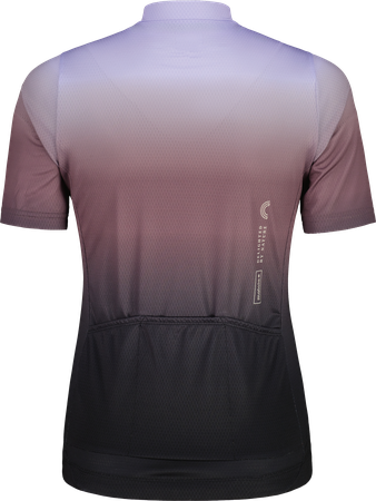 VARIDM Damen-Kurzarmtrikot / deep black rainbow / XS