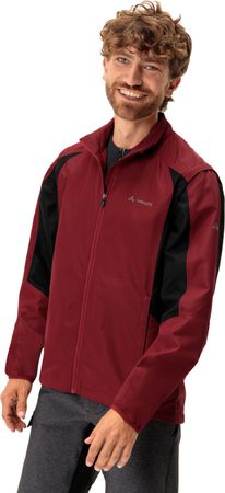 DUNDEE CLASSIC Herren-Zip-off-Windjacke / carmine / S