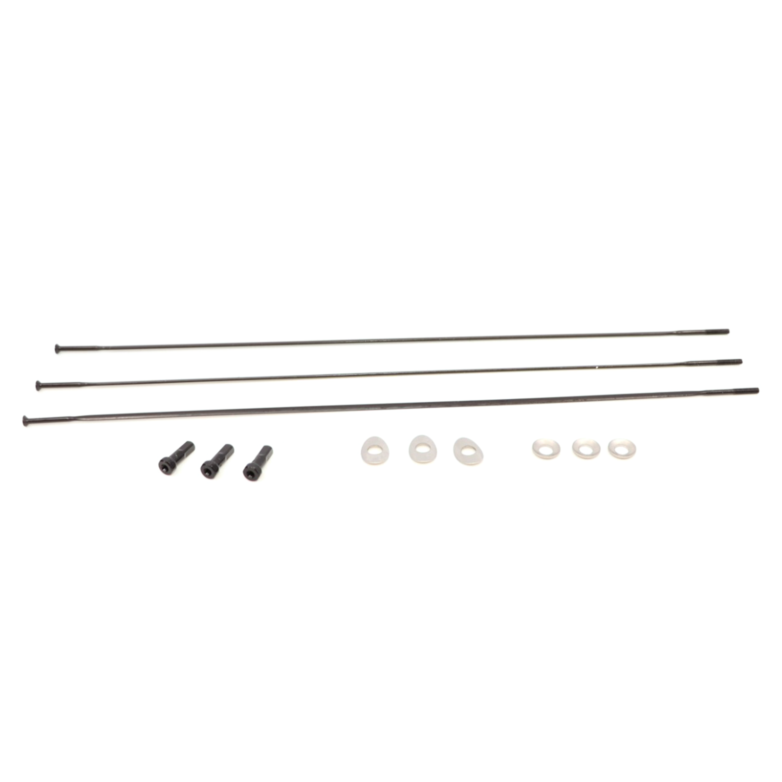 Spoke and Nipple 252mm CX-Ray Straight Pull Qty 3 / black