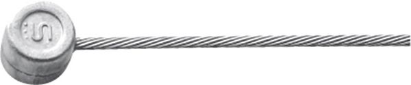 BREMSKABEL MTB 1.6 x 205 / 350 cm, rostfrei / silber / 205 cm