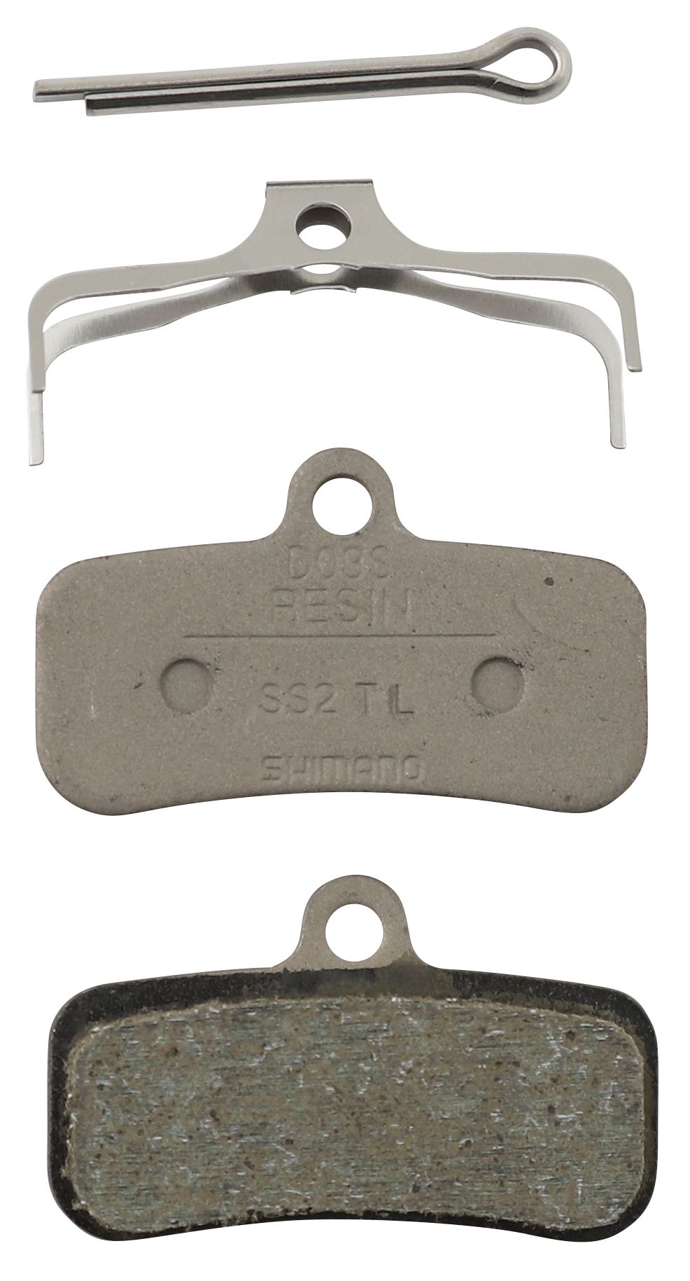 D03S-RX 4-Kolben-Bremsbelag / Resin/Trägerplatte Stahl / silber