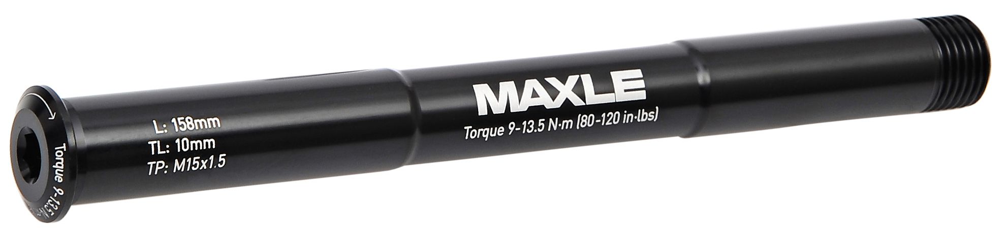 AXLE MAXLE STEALTH, Boost 15x110mm, Gesamtlänge 158mm / schwarz / 15 x 110mm