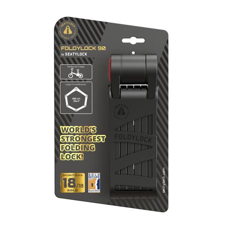 FOLDYLOCK Faltschloss / schwarz / 90cm