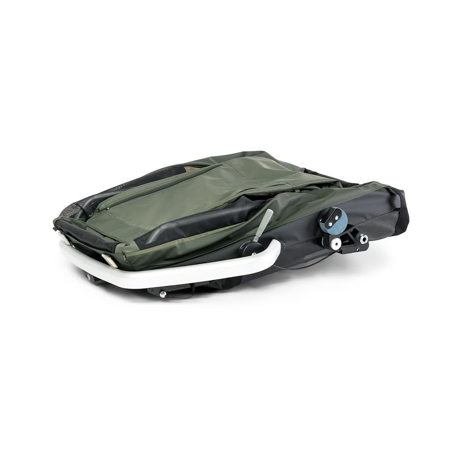 DOG MIKKE Hundeanhänger / moss green / XL