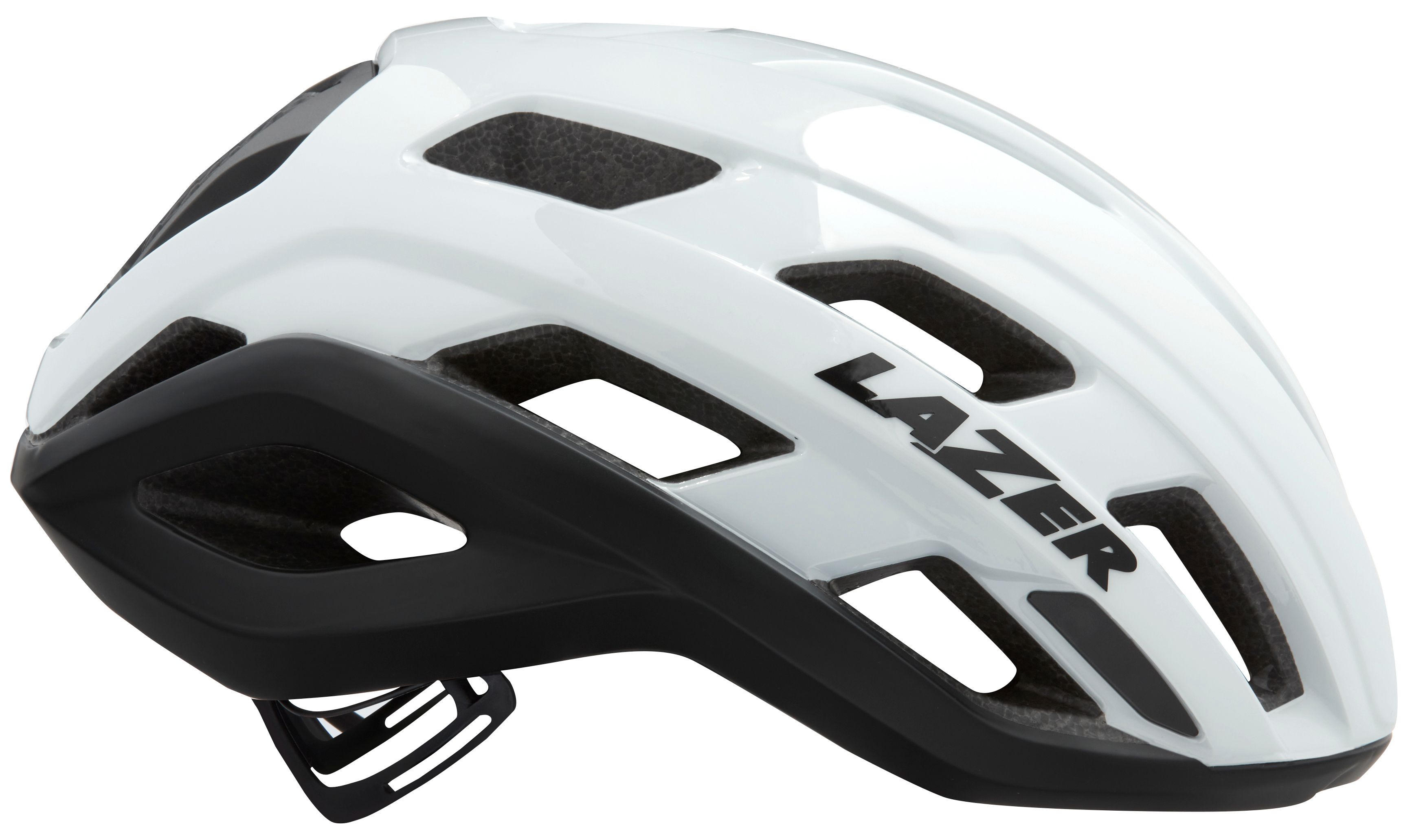 LAZER Unisex Road Strada KinetiCore Helm / white / M