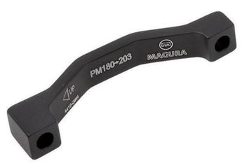 DISC-ADAPTER, +23mm, 180/203mm, PM/PM / silber / 203mm