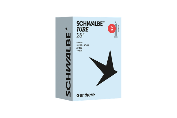 SCHWALBE STANDARD Schlauch / 28", SV17, 40mm, 28/47-622/635
