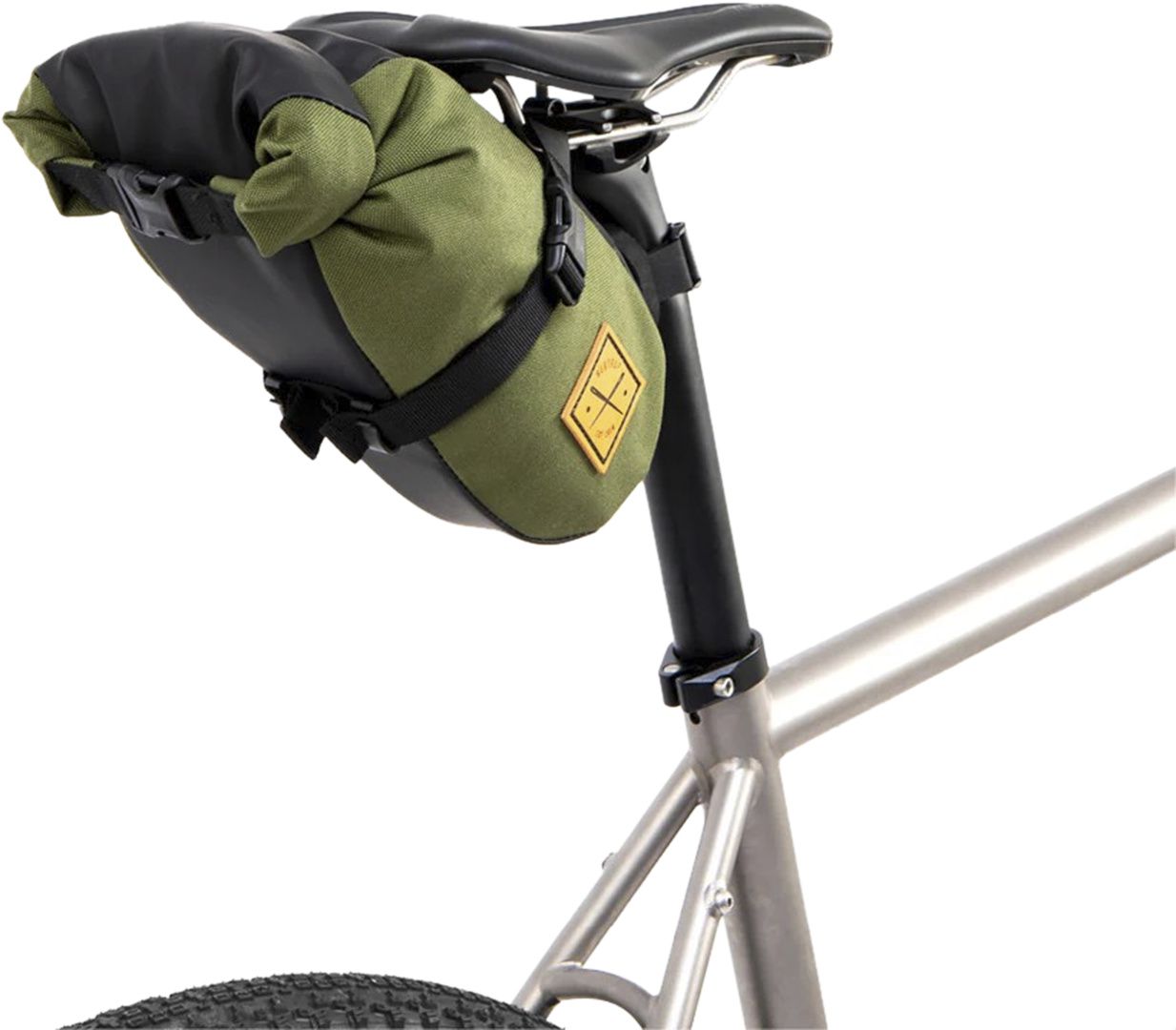 Saddle Pack - 2.5L Olive / schwarz-grün / 26 x 12 x 12 cm, 2.5 l