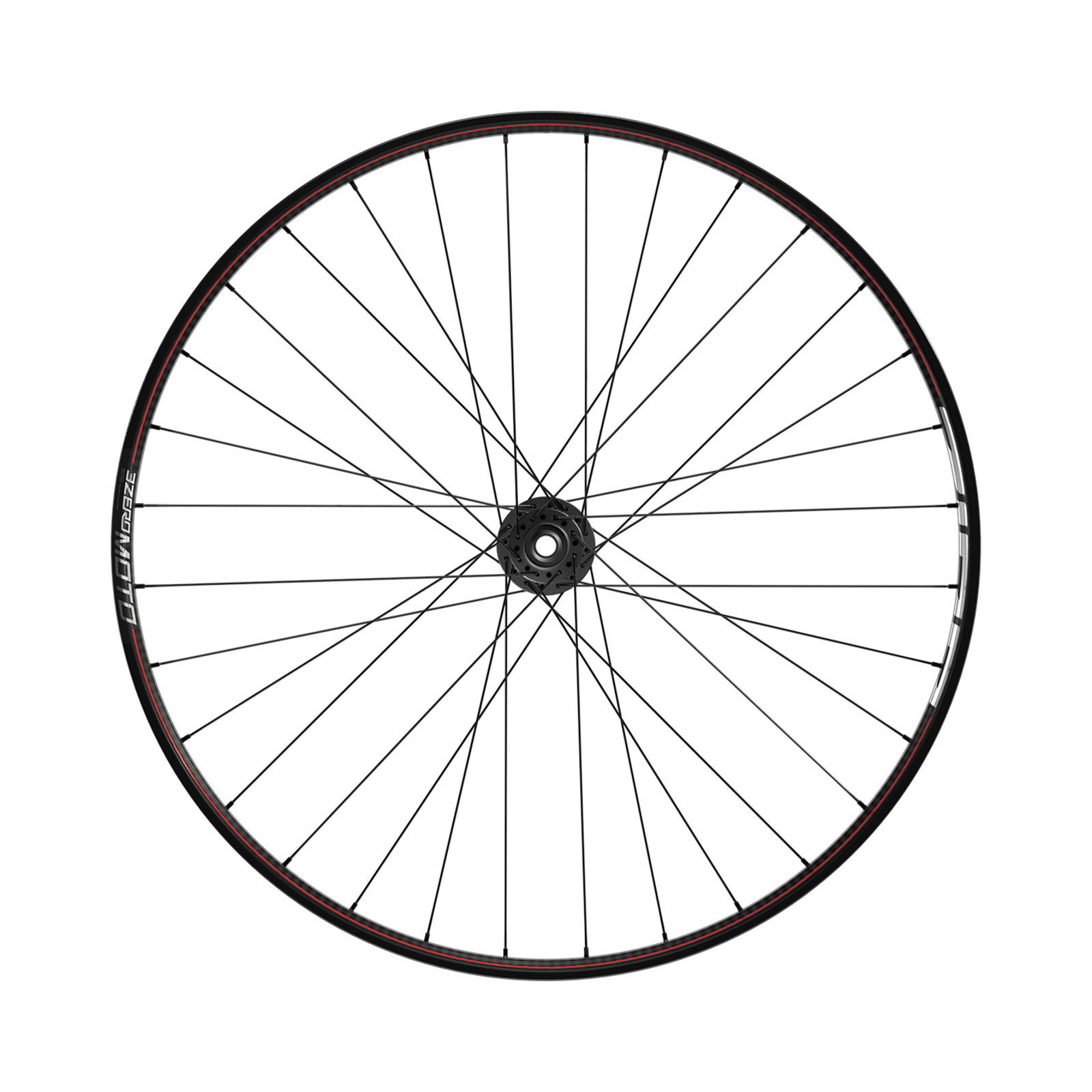 3ZERO MOTO TLR Disc 6-Bolt Front Wheel / black silver/silver / 27