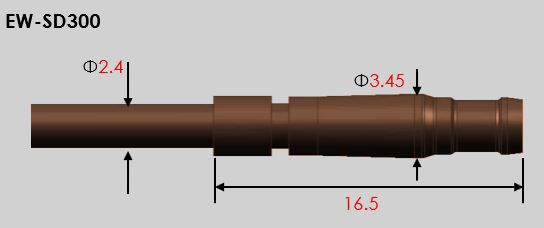 Elektro-Kabel EW-SD300 / schwarz / 1600 mm, Box