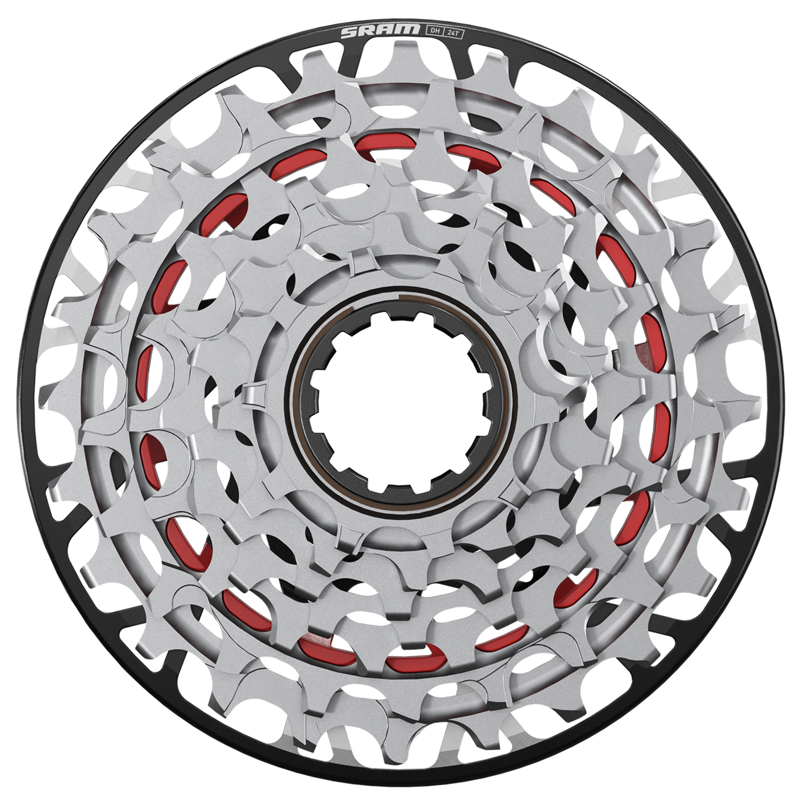 Cassette XS-797 XX DH Transmission AXS 7sp slim-XD / black/silver / 10-24t