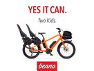 BOOST 10D CX Step Through E-Cargobikes 25km/h / aqua green