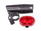 CITY 25 Lichtset / schwarz / 120 Lumen, 25 Lux, Batterien