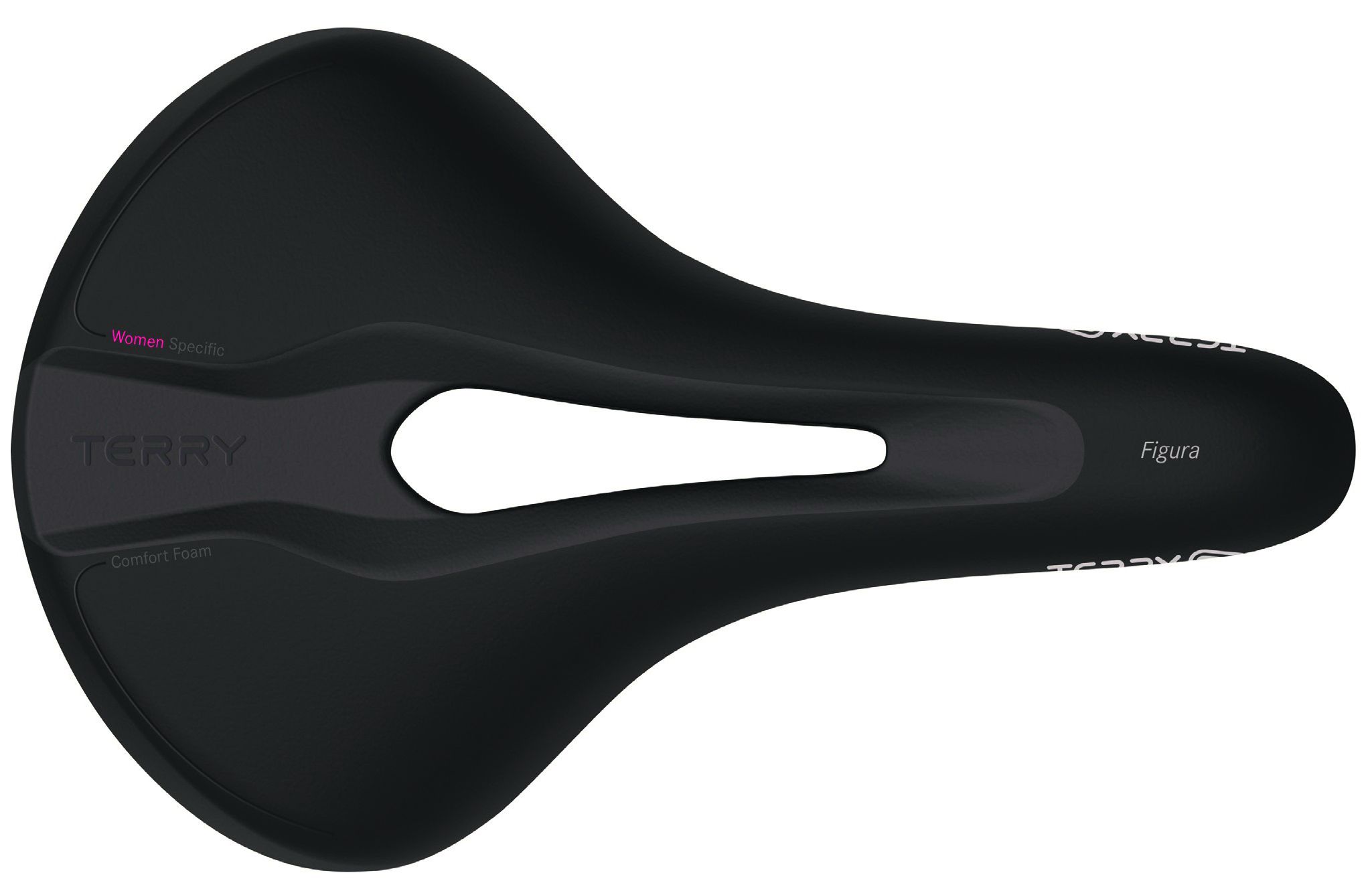 Sattel Figura Lady / schwarz / 167 mm, Standard 9-12 cm