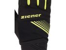 DIRICH TOUCH Unisex-Softshellhandschuhe / black/poison yellow / L=9