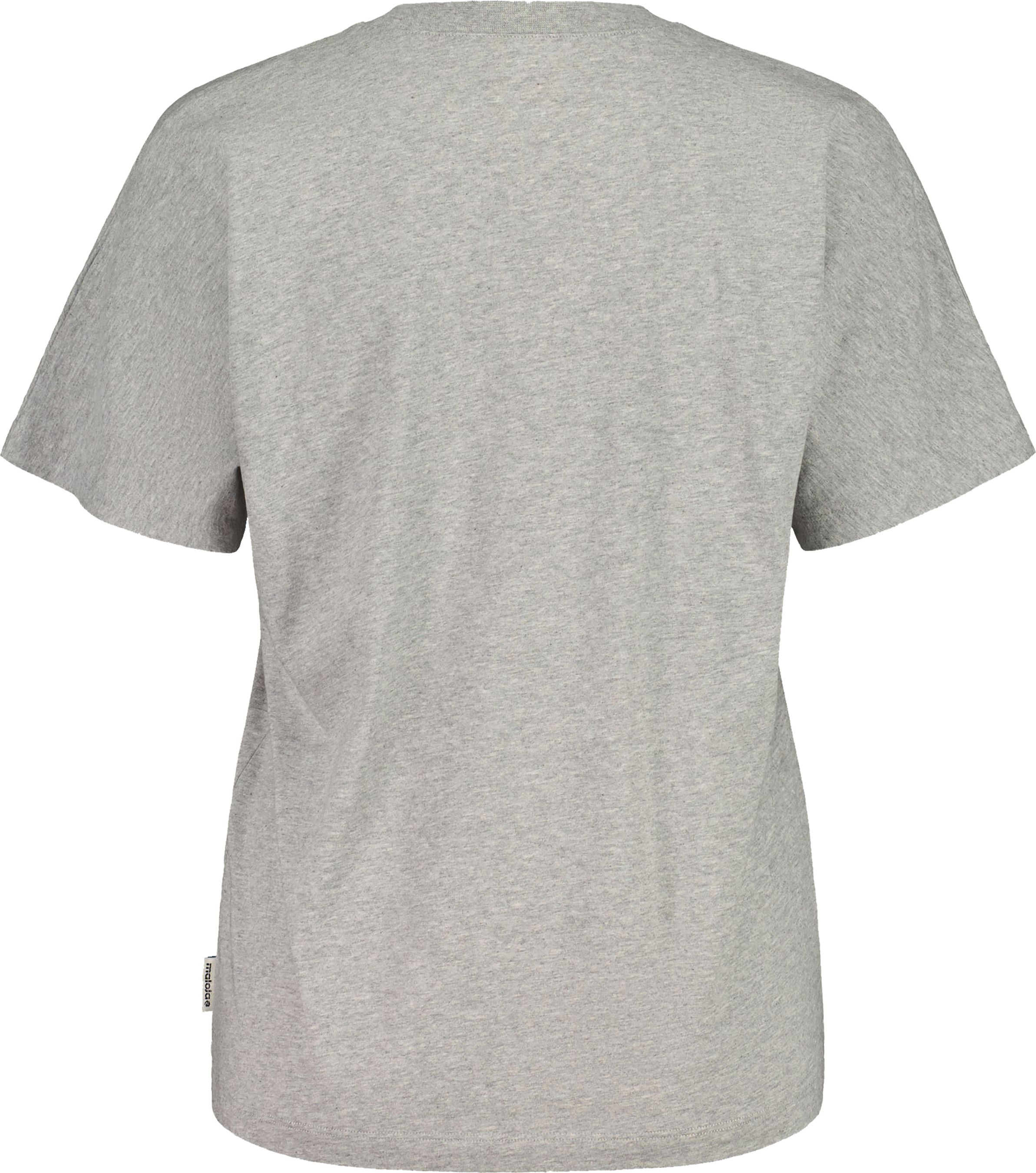 BONETTEM Damen-Kurzarmshirt / grey melange / XL