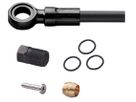 SM-BH90SBM Bremsleitungs-Set, Anschluss gerade/rund, Fittinge schwarz / schwarz / 1700mm