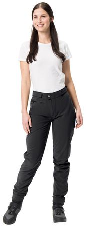 QIMSA II Damen-Softshellhose / black/black / 38