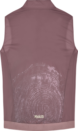 ODYSSEY HIGH VISIBILITY Damen-Gravel-Windweste / burgundy / M