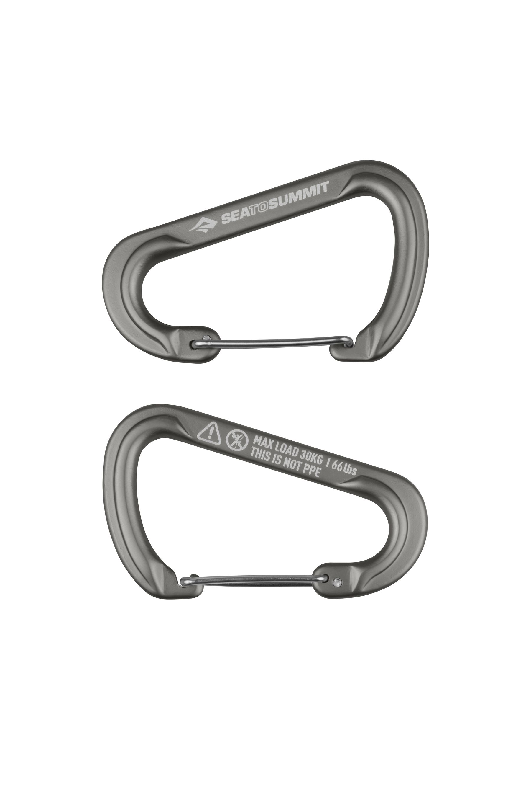 Multifunktions-Karabiner SET / grey / Gross, 2er Set