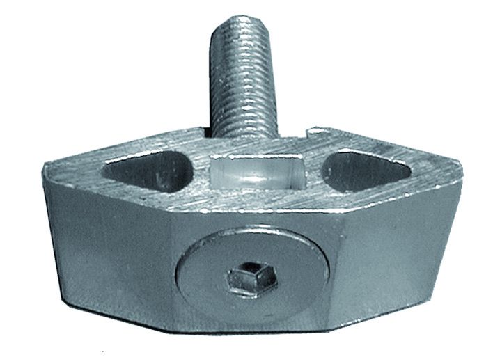 Lasche F15/3 2. Montage silber / silber