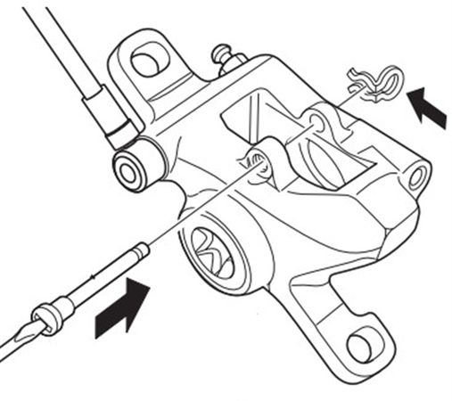 BOLZEN mit Clip für Bremsbeläge, Länge 29.8mm