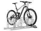 MULTIPARKER Veloständer für 4 Velos / silber / für 4 Velos
