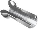Messing NIPPEL 2.0 x 12mm schwarz / schwarz