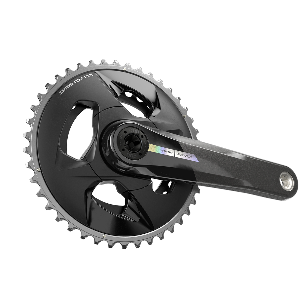 MY23 Crankset Force AXS Wide 2x DUB / black/iridescent / 170mm/43/30t