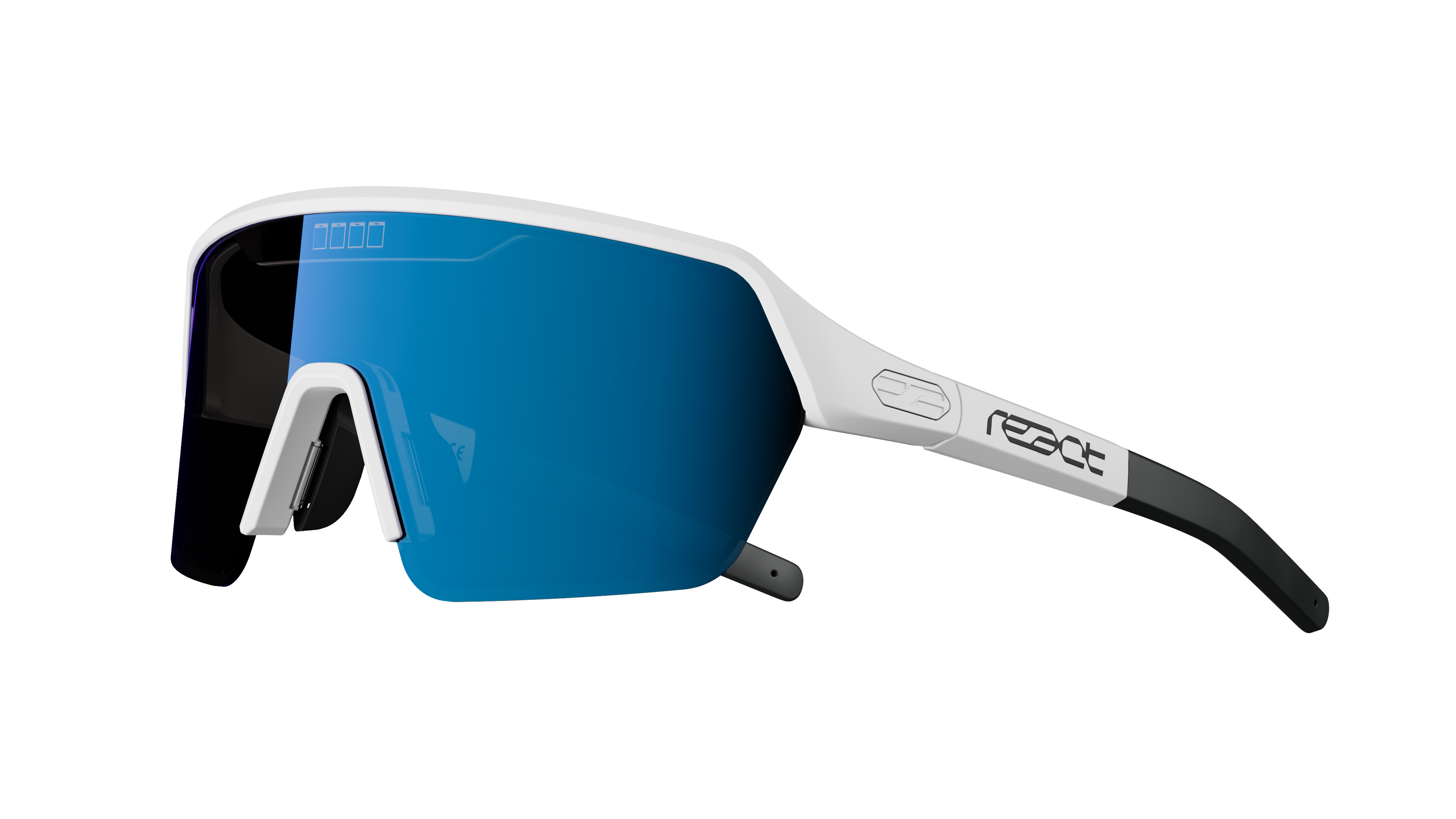 ERVO Sportbrille / sky white