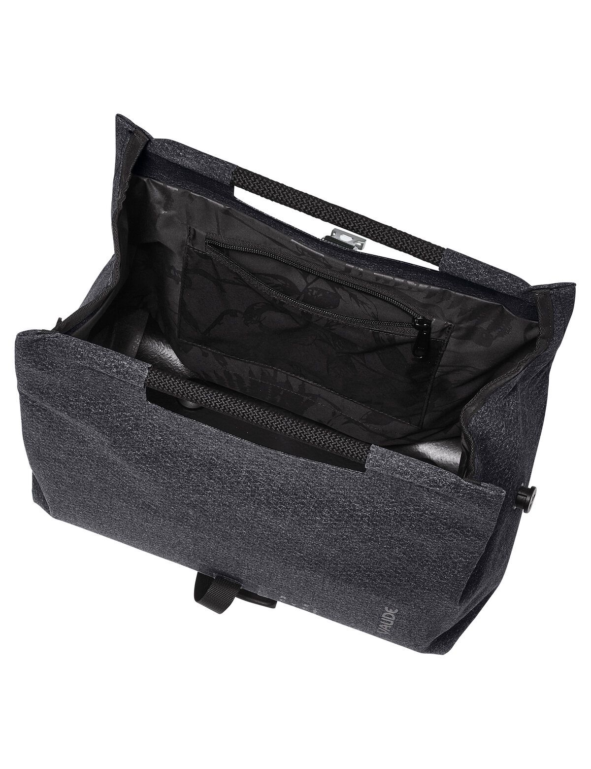 RECYCLE SHOPPER UNIKLIP Gepäckträgertasche / black / 10l