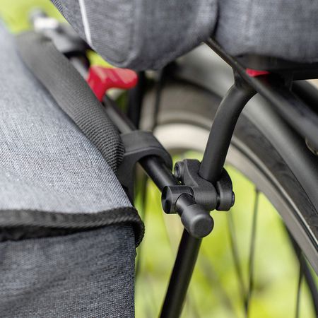 XTRA RAIL Gepäckträgerstrebe nachrüstbar / schwarz